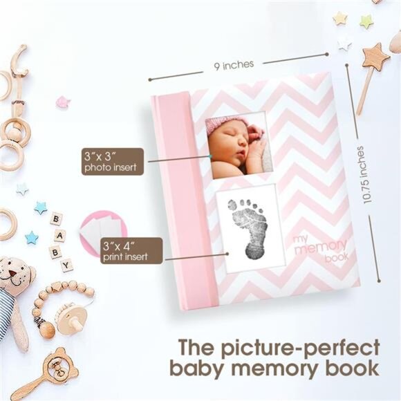 Baby Memory Book, First 5 Years Baby Milestone Book, Pregnancy - Picture 2 of 7